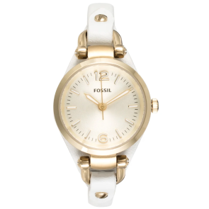 Correa de reloj Fossil ES3266 Cuero Blanco 7mm